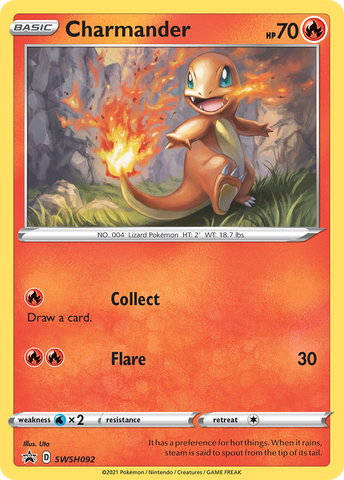 Charmander (SWSH092) [Sword & Shield: Black Star Promos] Pokémon