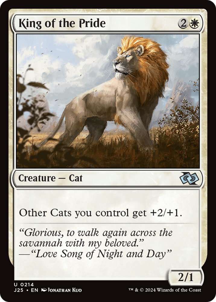 King of the Pride [Foundations Jumpstart] Magic: The Gathering