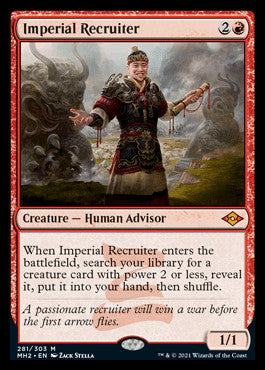 Imperial Recruiter (Foil Etched) [Modern Horizons 2] Magic: The Gathering