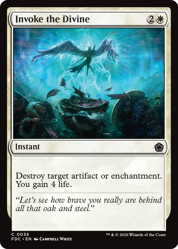 Invoke the Divine [Foundations Commander] Magic: The Gathering