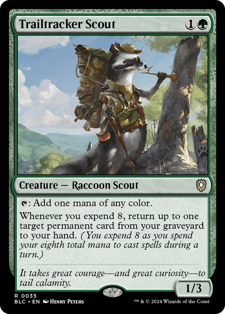 Trailtracker Scout [Bloomburrow Commander] Magic: The Gathering