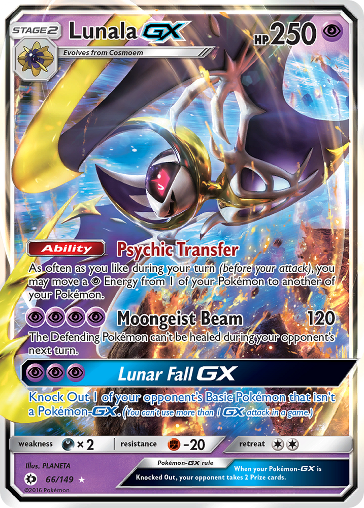 Lunala GX (66/149) [Sun & Moon: Base Set] Pokémon