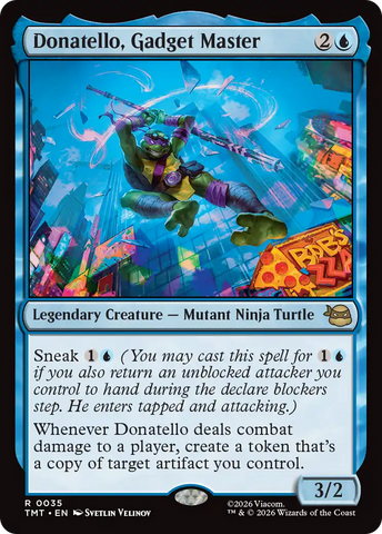 Donatello, Gadget Master [Teenage Mutant Ninja Turtles] Magic: The Gathering
