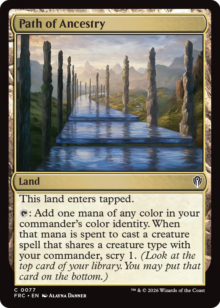Path of Ancestry [Reality Fracture Commander] Magic: The Gathering