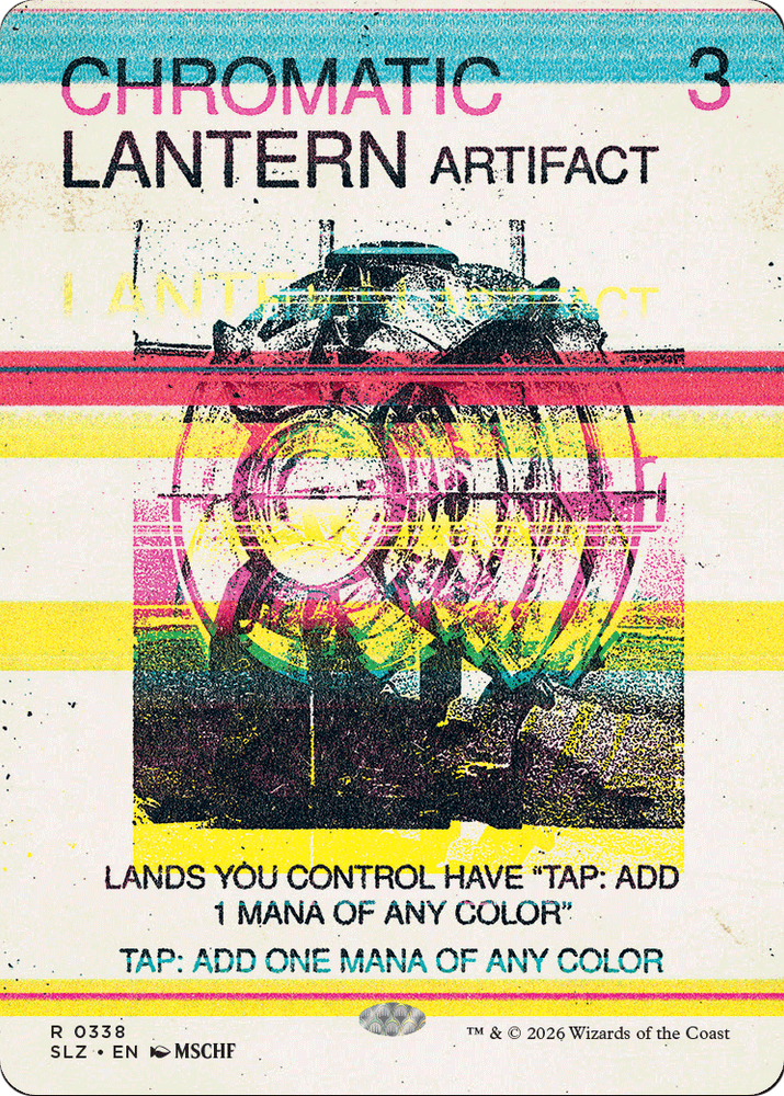 Chromatic Lantern (0338) [Secret Lair x MSCHF: The Zeta Set] Magic: The Gathering