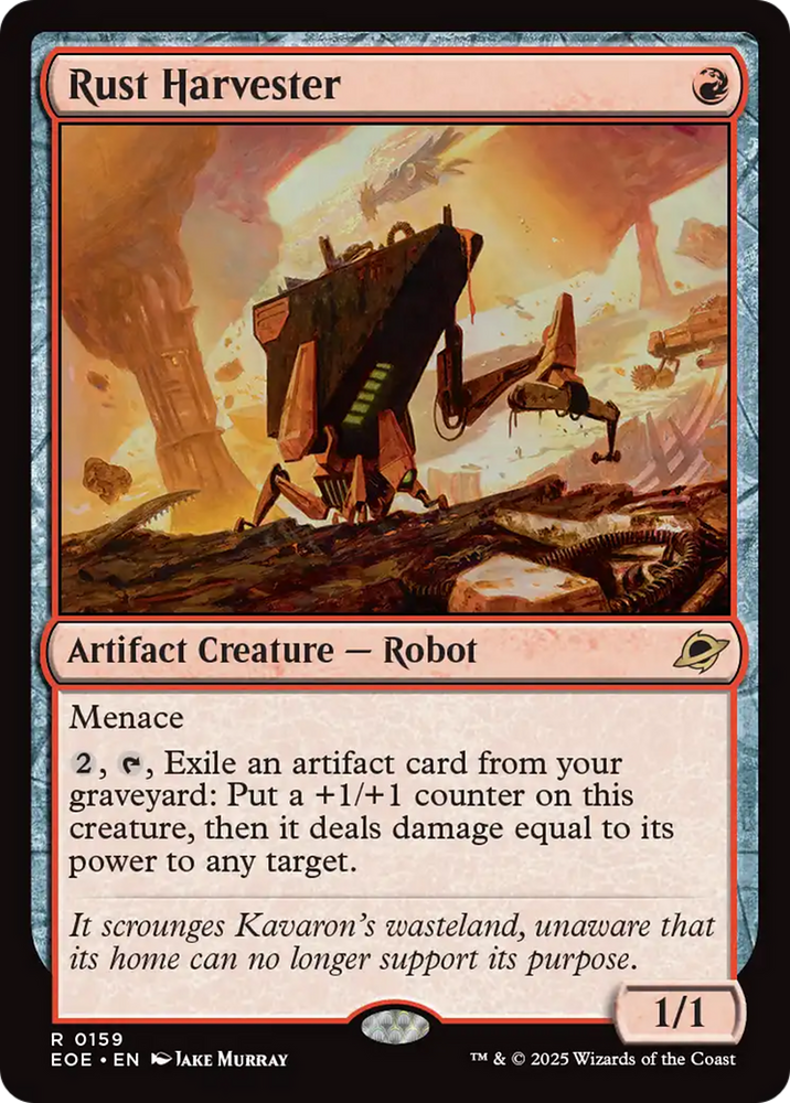 Rust Harvester [Edge of Eternities] Magic: The Gathering