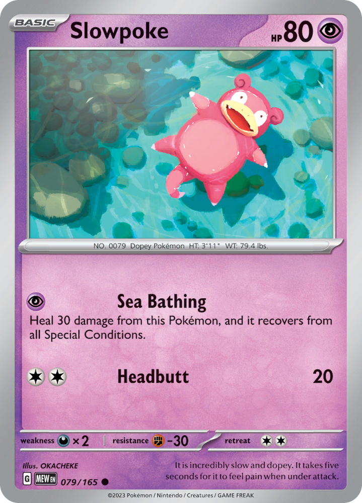 Slowpoke (079/165) [Scarlet & Violet 151] Pokémon