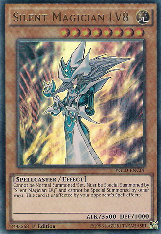Silent Magician LV8 [YGLD-ENC04] Ultra Rare Yu-Gi-Oh!