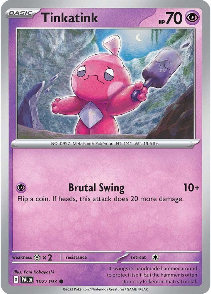 Tinkatink (102/193) [Scarlet & Violet: Paldea Evolved] Pokémon