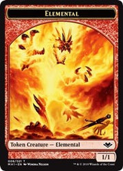 Elemental (008) // Construct (017) Double-Sided Token [Modern Horizons Tokens] Magic: The Gathering