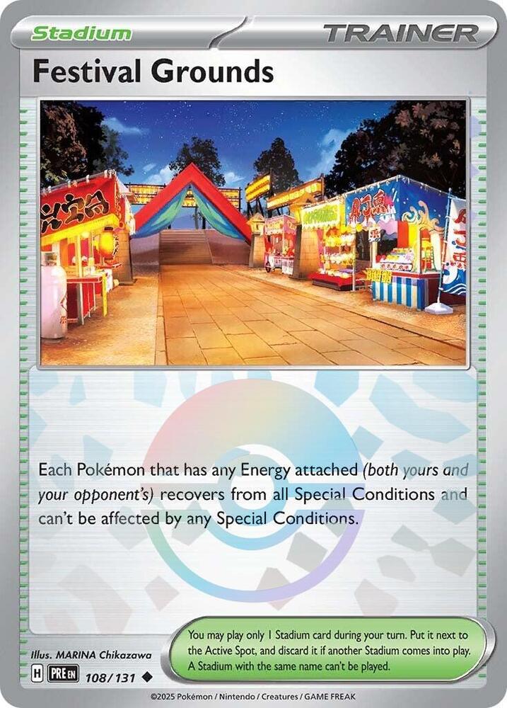 Festival Grounds (108/131) (Poke Ball Pattern) [Scarlet & Violet: Prismatic Evolutions] Pokémon