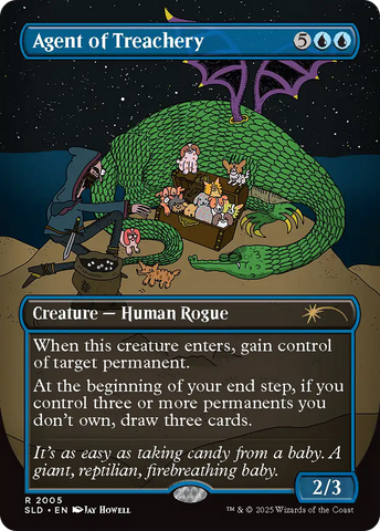 Agent of Treachery (Rainbow Foil) [Secret Lair Drop Series] Magic: The Gathering