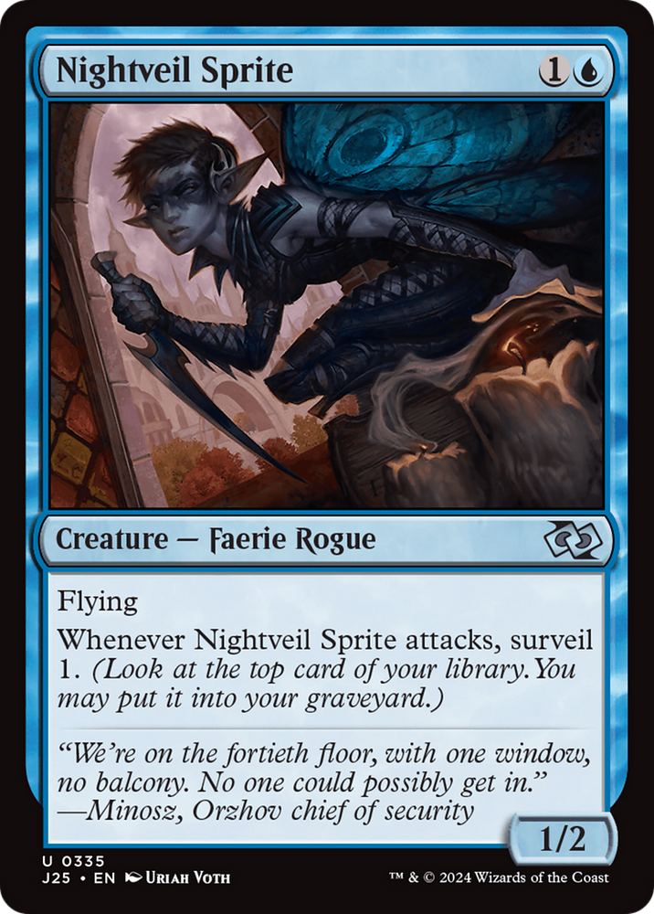 Nightveil Sprite [Foundations Jumpstart] Magic: The Gathering