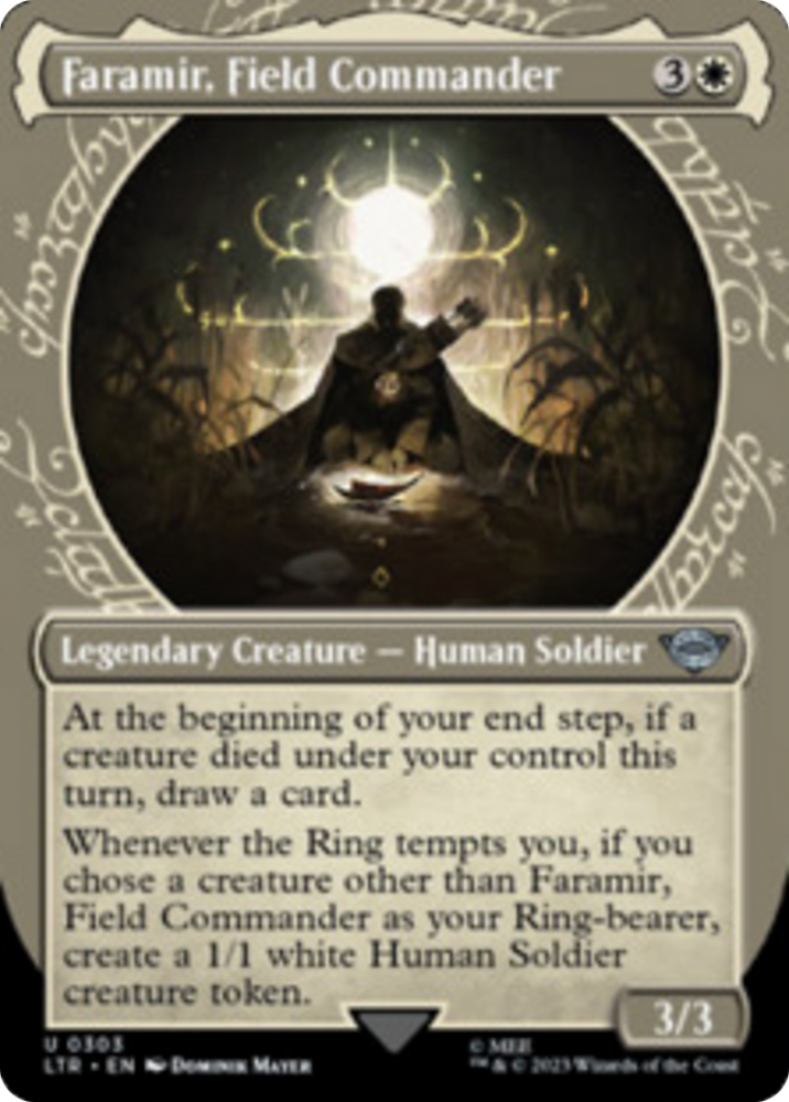 Faramir, Field Commander (Showcase Ring Frame) [The Lord of the Rings: Tales of Middle-Earth] Magic: The Gathering
