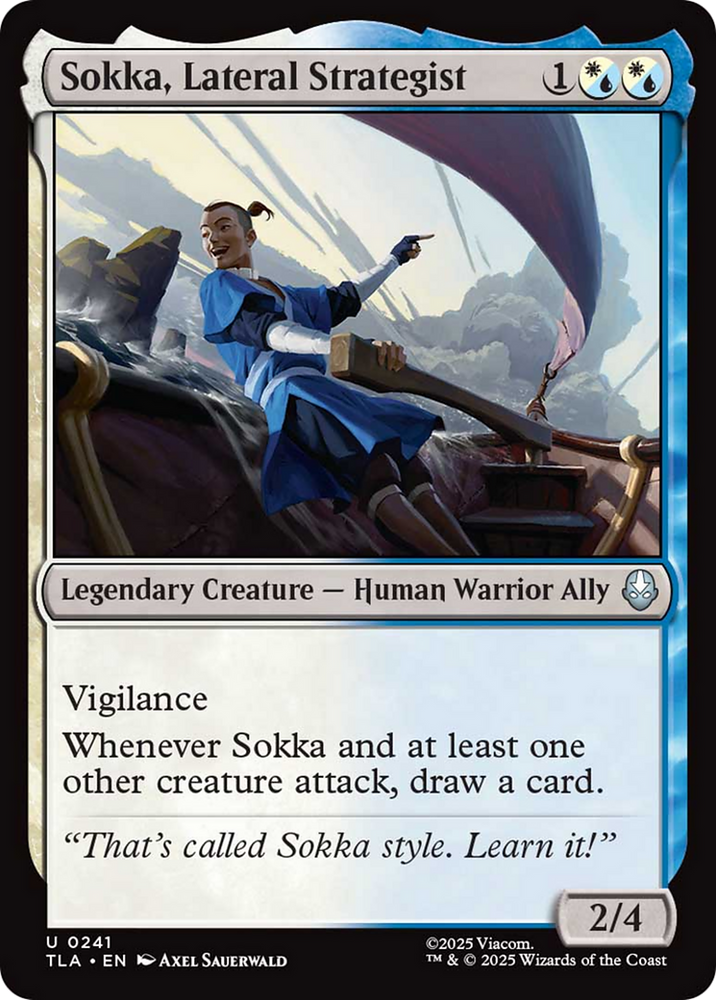 Sokka, Lateral Strategist [Avatar: The Last Airbender] Magic: The Gathering