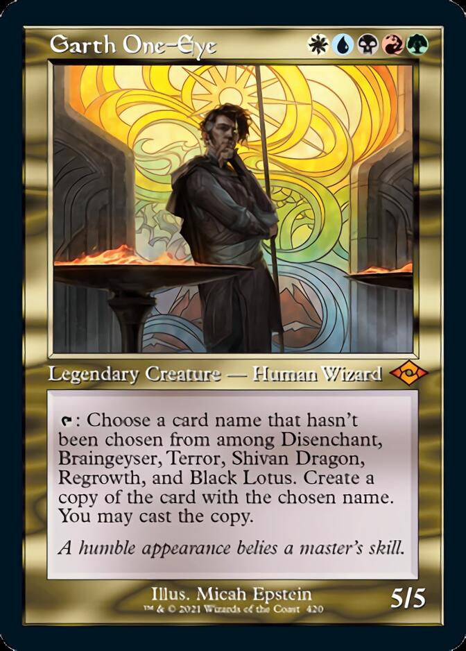 Garth One-Eye (Retro Foil Etched) [Modern Horizons 2] Magic: The Gathering