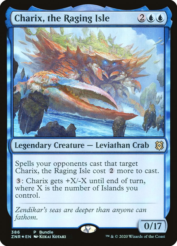 Charix, the Raging Isle (386) [Zendikar Rising Promos] Magic: The Gathering