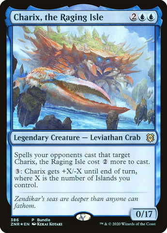 Charix, the Raging Isle (386) [Zendikar Rising Promos] Magic: The Gathering
