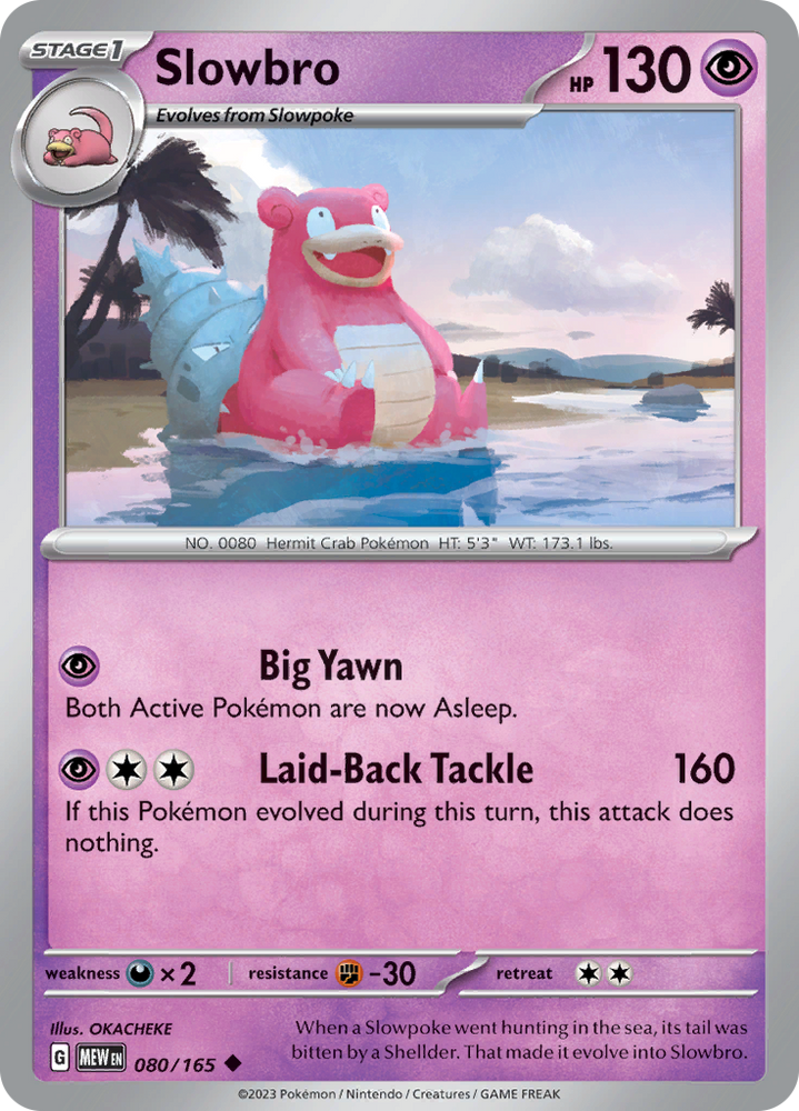 Slowbro (080/165) [Scarlet & Violet 151] Pokémon