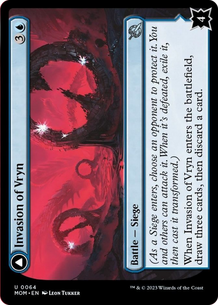Invasion of Vryn // Overloaded Mage-Ring [March of the Machine] Magic: The Gathering