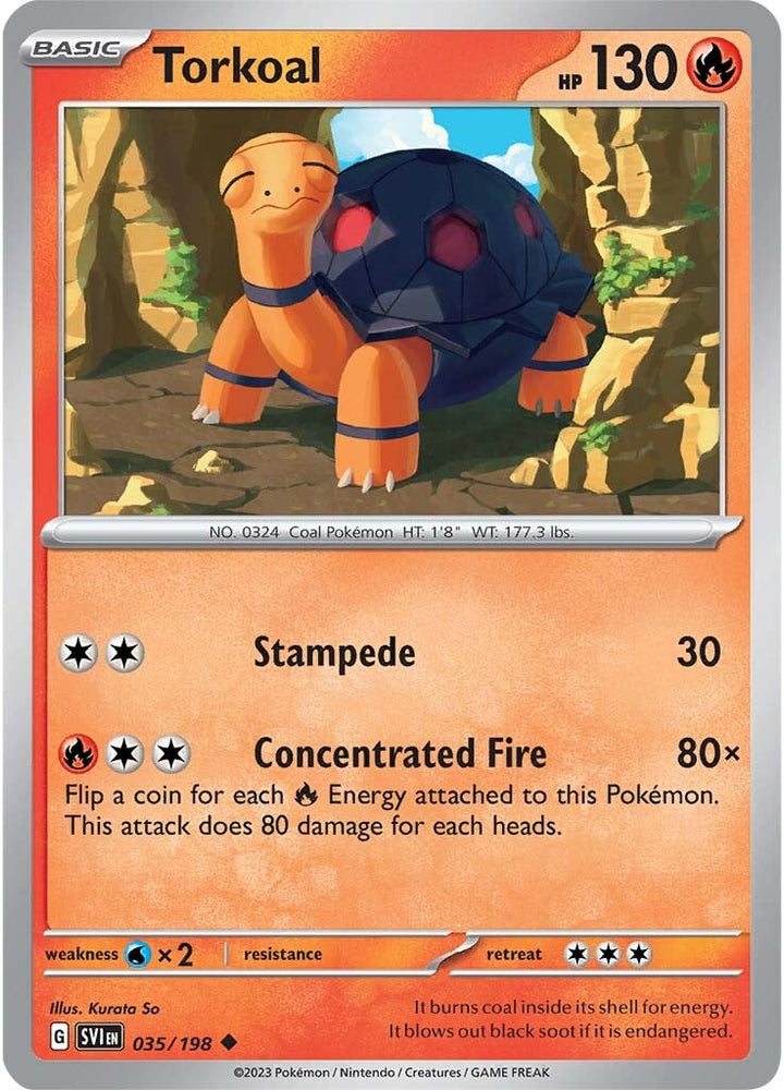 Torkoal (035/198) [Scarlet & Violet: Base Set] Pokémon