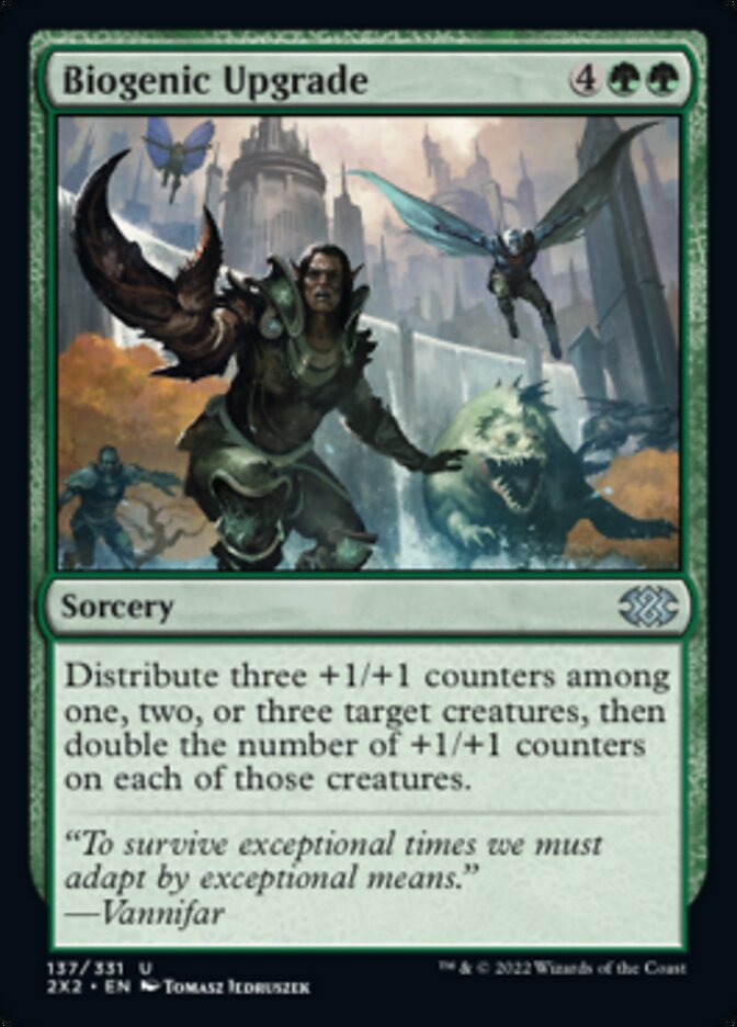 Biogenic Upgrade [Double Masters 2022] Magic: The Gathering