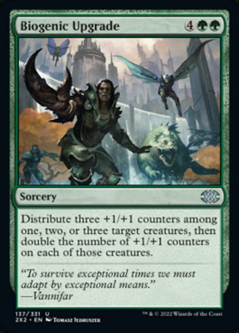 Biogenic Upgrade [Double Masters 2022] Magic: The Gathering