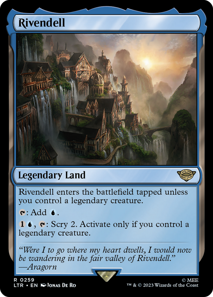 Rivendell [The Lord of the Rings: Tales of Middle-Earth] Magic: The Gathering