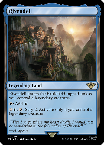 Rivendell [The Lord of the Rings: Tales of Middle-Earth] Magic: The Gathering