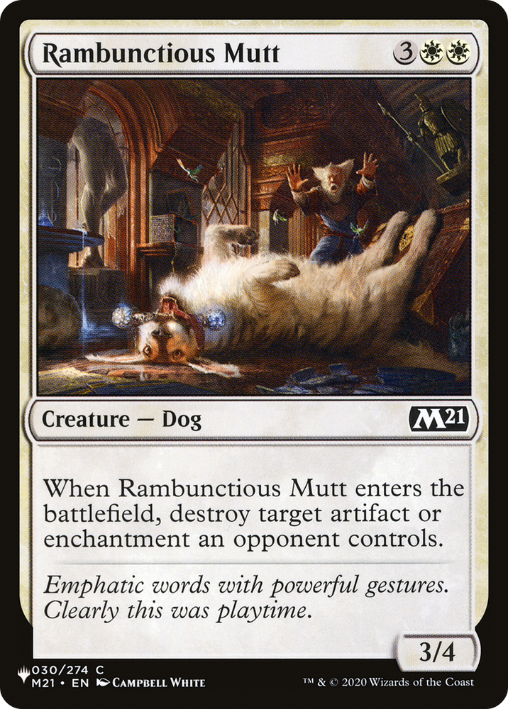 Rambunctious Mutt [The List] Magic: The Gathering