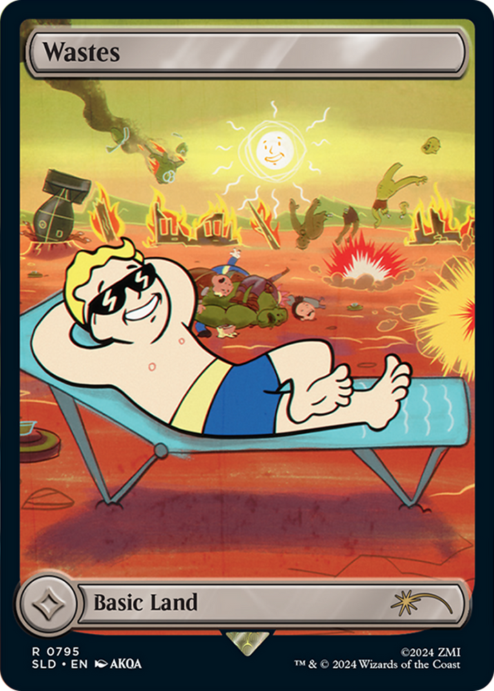 Wastes (795) (Rainbow Foil) [Secret Lair Drop Series] Magic: The Gathering