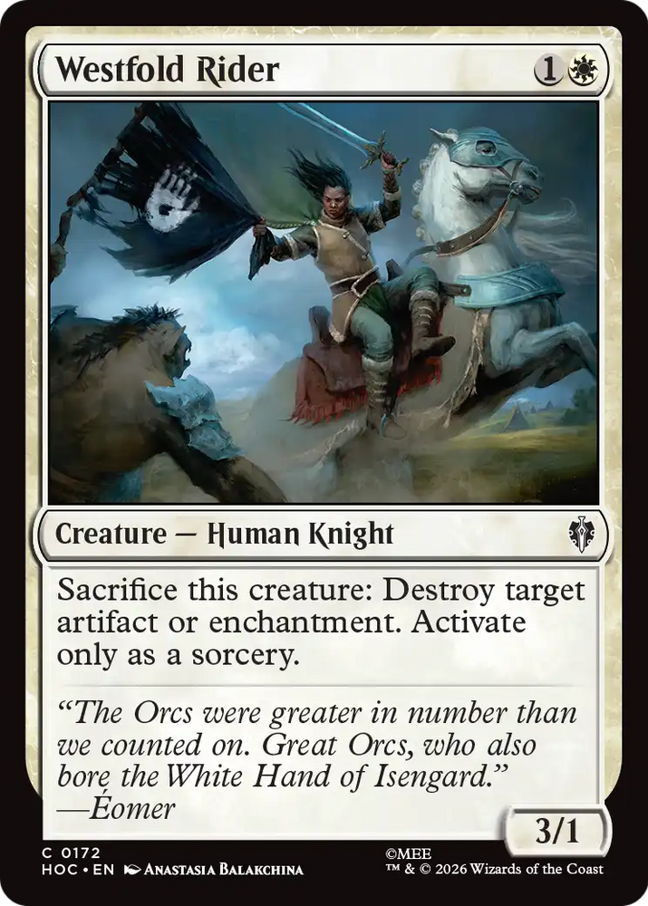 Westfold Rider [The Hobbit: Eternal-Legal] Magic: The Gathering