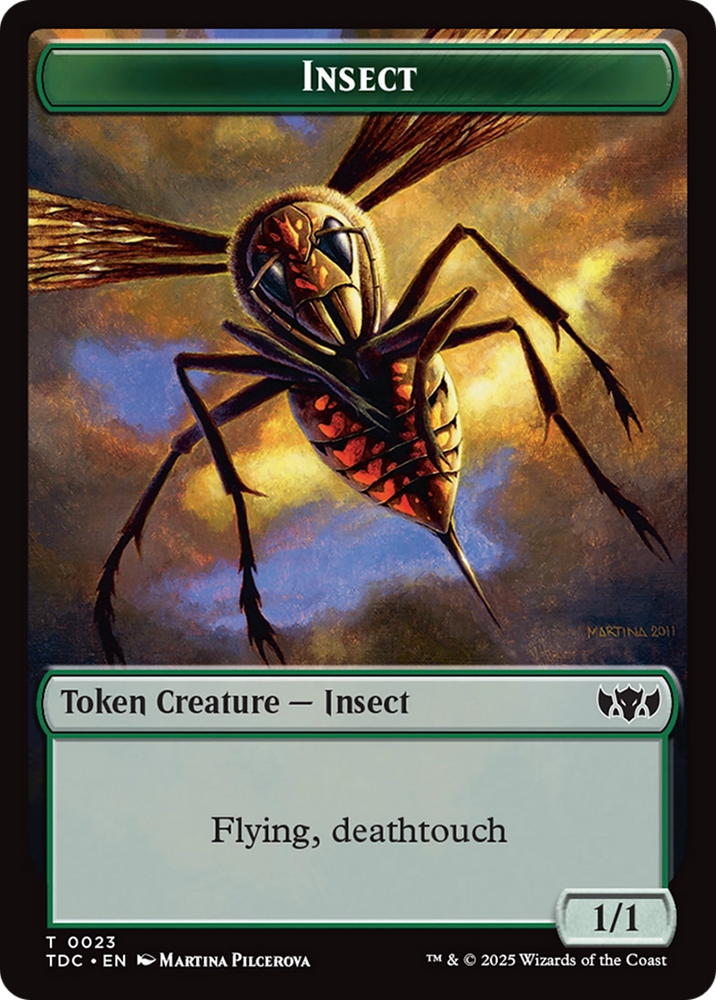 Inkling // Insect (0023) Double-Sided Token [Tarkir: Dragonstorm Commander Tokens] Magic: The Gathering