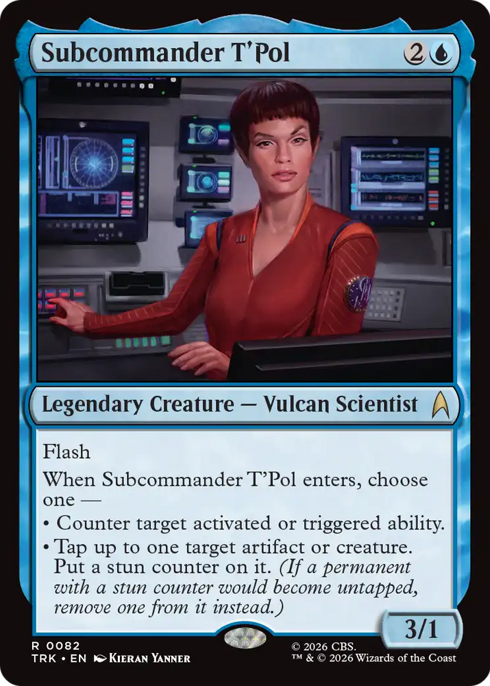Subcommander T'Pol [Star Trek] Magic: The Gathering