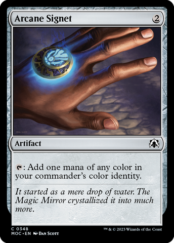 Arcane Signet [March of the Machine Commander] Magic: The Gathering