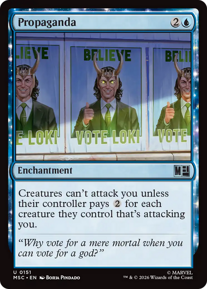 Propaganda [Marvel Super Heroes Commander] Magic: The Gathering