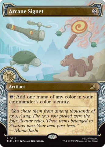 Arcane Signet (Showcase) [Avatar: The Last Airbender: Eternal-Legal] Magic: The Gathering