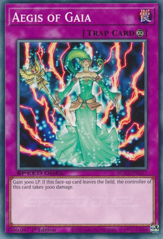 Aegis of Gaia [SGX3-ENG17] Common Yu-Gi-Oh!