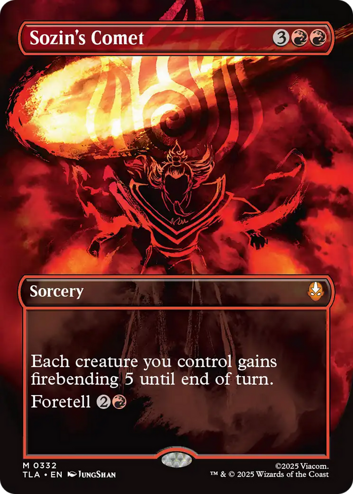 Sozin's Comet (0332) (Borderless) [Avatar: The Last Airbender] Magic: The Gathering