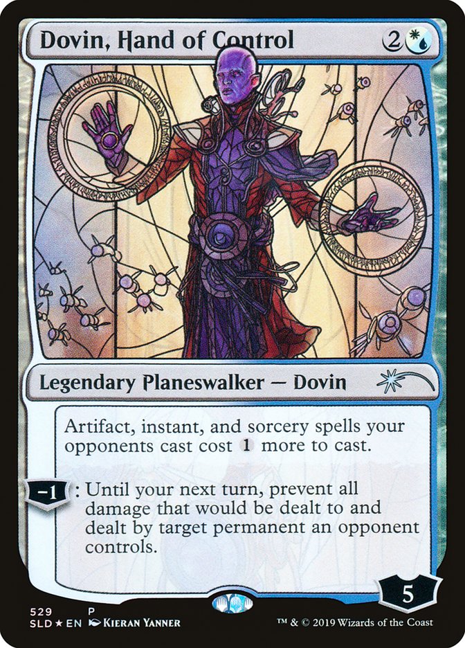 Dovin, Hand of Control (Stained Glass) [Secret Lair Drop Promos] Magic: The Gathering