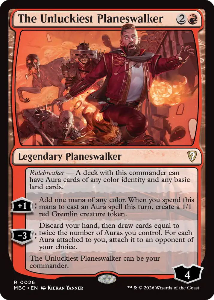 The Unluckiest Planeswalker [Mystery Booster: Commander Edition] Magic: The Gathering
