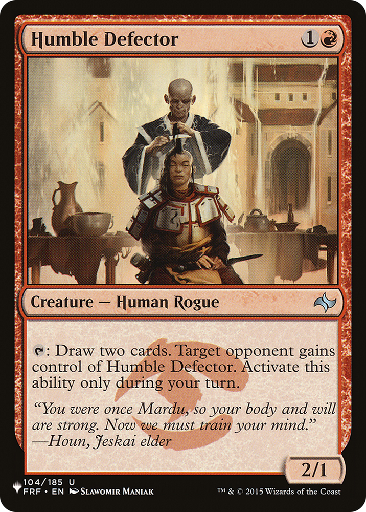Humble Defector [The List] Magic: The Gathering