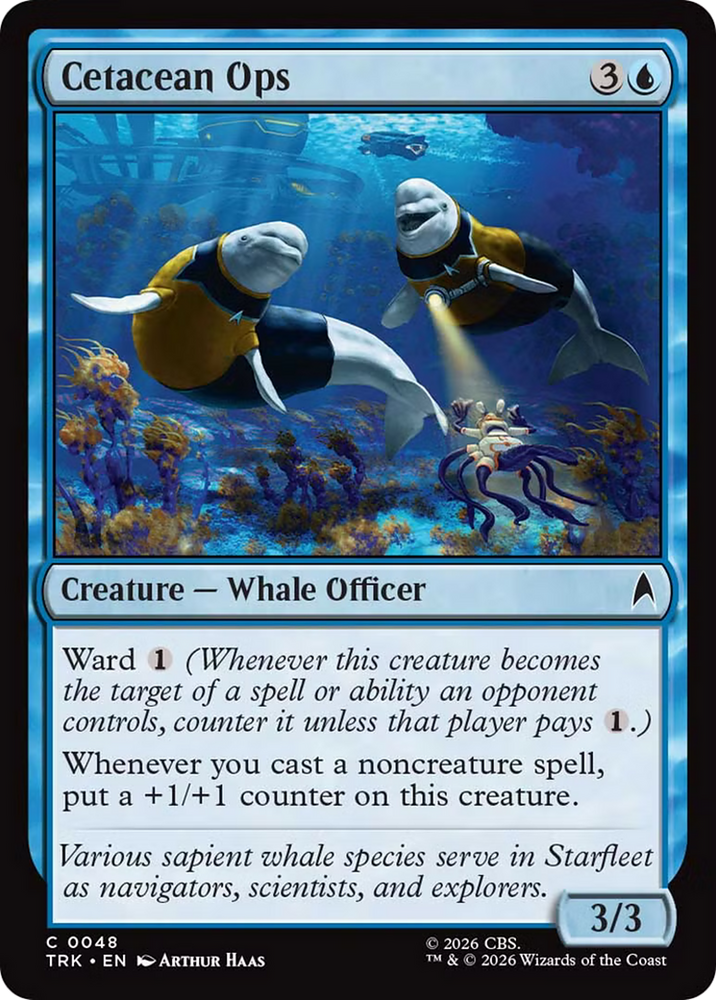 Cetacean Ops [Star Trek] Magic: The Gathering