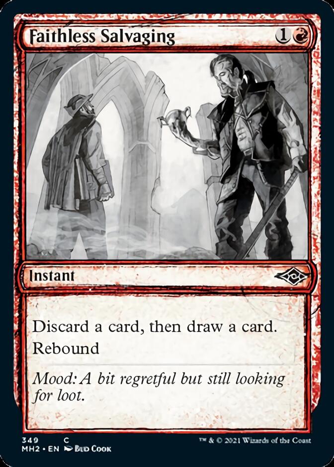 Faithless Salvaging (Sketch) [Modern Horizons 2] Magic: The Gathering