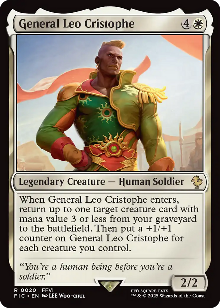 General Leo Cristophe [FINAL FANTASY Commander] Magic: The Gathering