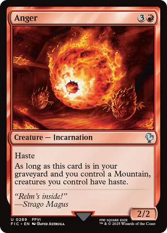 Anger [FINAL FANTASY Commander] Magic: The Gathering