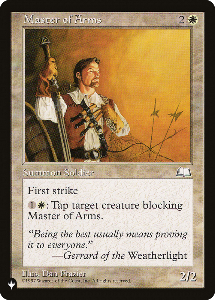 Master of Arms [The List] Magic: The Gathering