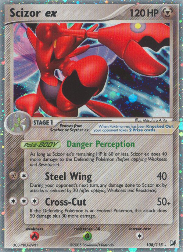 Scizor ex (108/115) [EX: Unseen Forces] Pokémon