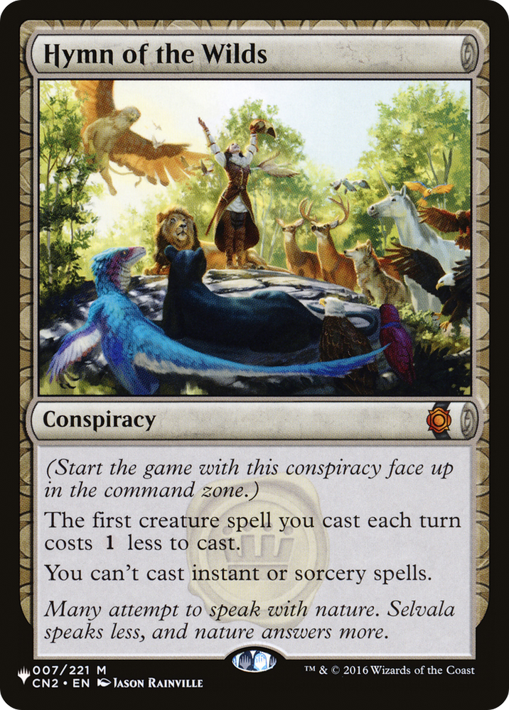 Hymn of the Wilds [The List] Magic: The Gathering