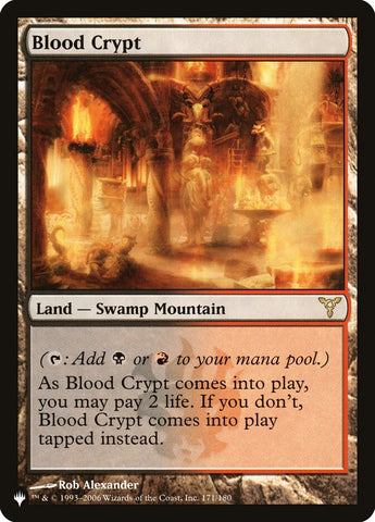 Blood Crypt [The List] Magic: The Gathering